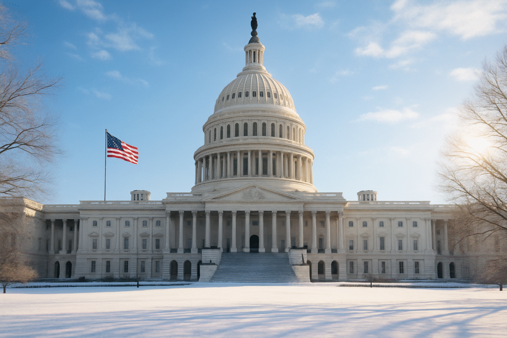 United States Capitol building in Washington D.C., 2025